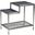 Signature Designs Sashay Rectangular End Table In Silver