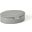 Signature Oval Leather Small Box In Marble Grey