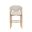 Sigrid Barstool In Light Oak and Monument Oatmeal