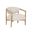 Sigrid Lounge Chair In Light Oak and Monument Oatmeal