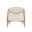 Sigrid Lounge Chair In Light Oak and Monument Oatmeal