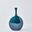 Silhouette Round Vase In Blue