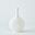Silhouette Round Vase In White