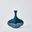 Silhouette Wide Vase In Blue
