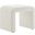 Simba Boucle Fabric Waterfall Stool In Ivory