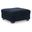 SimpleJoy Oversized Accent Ottoman In Navy