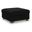 SimpleJoy Oversized Accent Ottoman In Onyx
