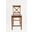 Simplicity X-Back Counter Stool Set of 2 In Caramel