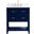 Sinclaire 30 Inch Single Bathroom Vanity In Blue With Backsplash