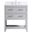 Sinclaire 30 Inch Single Bathroom Vanity In Grey With Backsplash