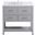 Sinclaire 36 Inch Single Bathroom Vanity In Gray With Backsplash