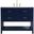 Sinclaire 42 Inch Single Bathroom Vanity In Blue