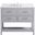Sinclaire 42 Inch Single Bathroom Vanity In Gray With Backsplash