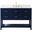 Sinclaire 48 Inch Single Bathroom Vanity In Blue With Backsplash