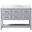 Sinclaire 48 Inch Single Bathroom Vanity In Gray With Backsplash