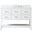 Sinclaire 48 Inch Single Bathroom Vanity In White With Backsplash