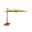 Skye 8.6' Square Umbrella with Cross Bar Stand In Lemon and Black
