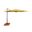 Skye 8.6' Square Umbrella with Cross Bar Stand In Lemon and Bronze