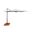 Skye 8.6' Square Umbrella with Cross Bar Stand In Natural and Bronze