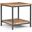 Skyler Solid Mango Wood End Table In Natural