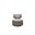 Skyline Pietra Leather Swivel Chair In Gray