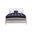 Slat Back Solid Wood Full Bed Frame In White