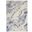 Sleek Textures Blue and Ivory and Grey 3'11" x 5'11" Area Rug