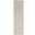 Sleek Textures Ivory and Grey 2'2" x 7'6" Runner Modern Area Rug