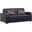 Sleep Plus Upholstered Convertible Sofabed with Storage In Black