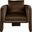 Sloan Accent Chair In Brown Velvet
