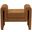 Sloan Velvet Single Seater Bench In Saddle