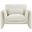 Sloan Velvet Fabric Chair In Cream