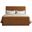 Sloan Velvet Full Bed In Saddle