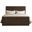 Sloan Velvet King Bed In Brown