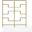 Sloane 2-Piece Etagere Bookcase Set In Gold