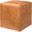 Small Ottoman In Buff
