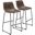 Smart Barstool Set of 2 In Vintage Espresso