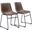 Smart Dining Chair Set of 2 In Vintage Espresso
