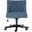 Soho Navy Tufted Linen Swivel Desk Chair