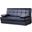 Soho Upholstered Convertible Sofabed with Storage In Black SOHO-SB-BLK-PU