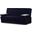 Soho Upholstered Convertible Sofabed with Storage In Black SOHO-SB-BLK