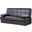 Soho Upholstered Convertible Sofabed with Storage In Brown SOHO-SB-BN-PU