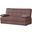 Soho Upholstered Convertible Sofabed with Storage In Brown SOHO-SB-BN
