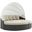 Sojourn Antique Canvas Beige Outdoor Patio Sunbrella Daybed EEI-1986-CHC-BEI-SET