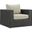 Sojourn Canvas Antique Beige Outdoor Patio Sunbrella Arm Chair