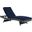 Sojourn Canvas Navy Outdoor Patio Sunbrella Chaise