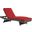 Sojourn Canvas Red Outdoor Patio Sunbrella Chaise