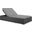 Sojourn Gray Outdoor Patio Sunbrella Double Chaise