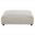 Solace Modular Corduroy Upholstered Ottoman In Almond