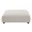 Solace Modular Upholstered Fabric Ottoman In Salt